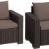 Комплект кресел Калифорния (California chair) коричневые